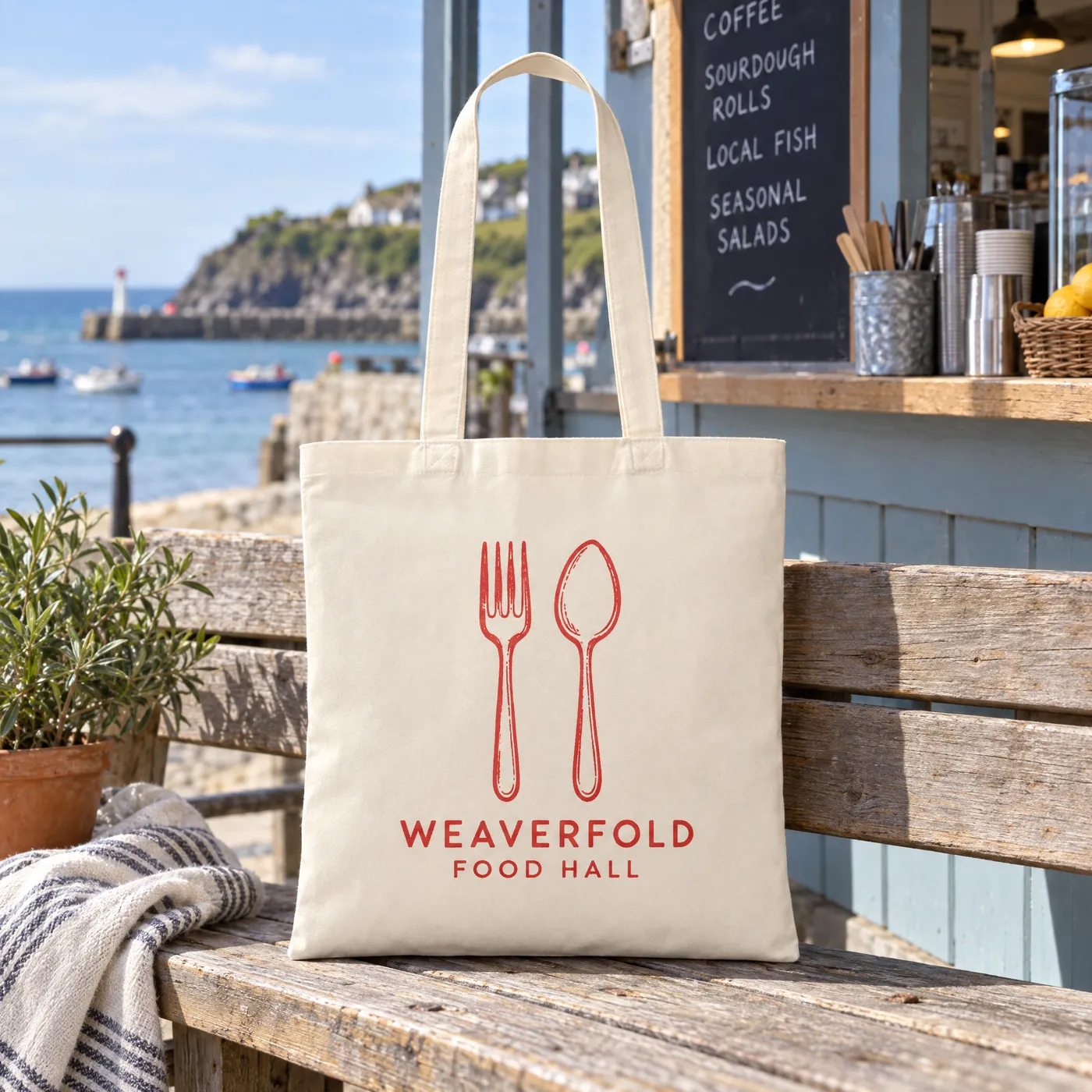 Organic Cotton Tote Bag lifestyle