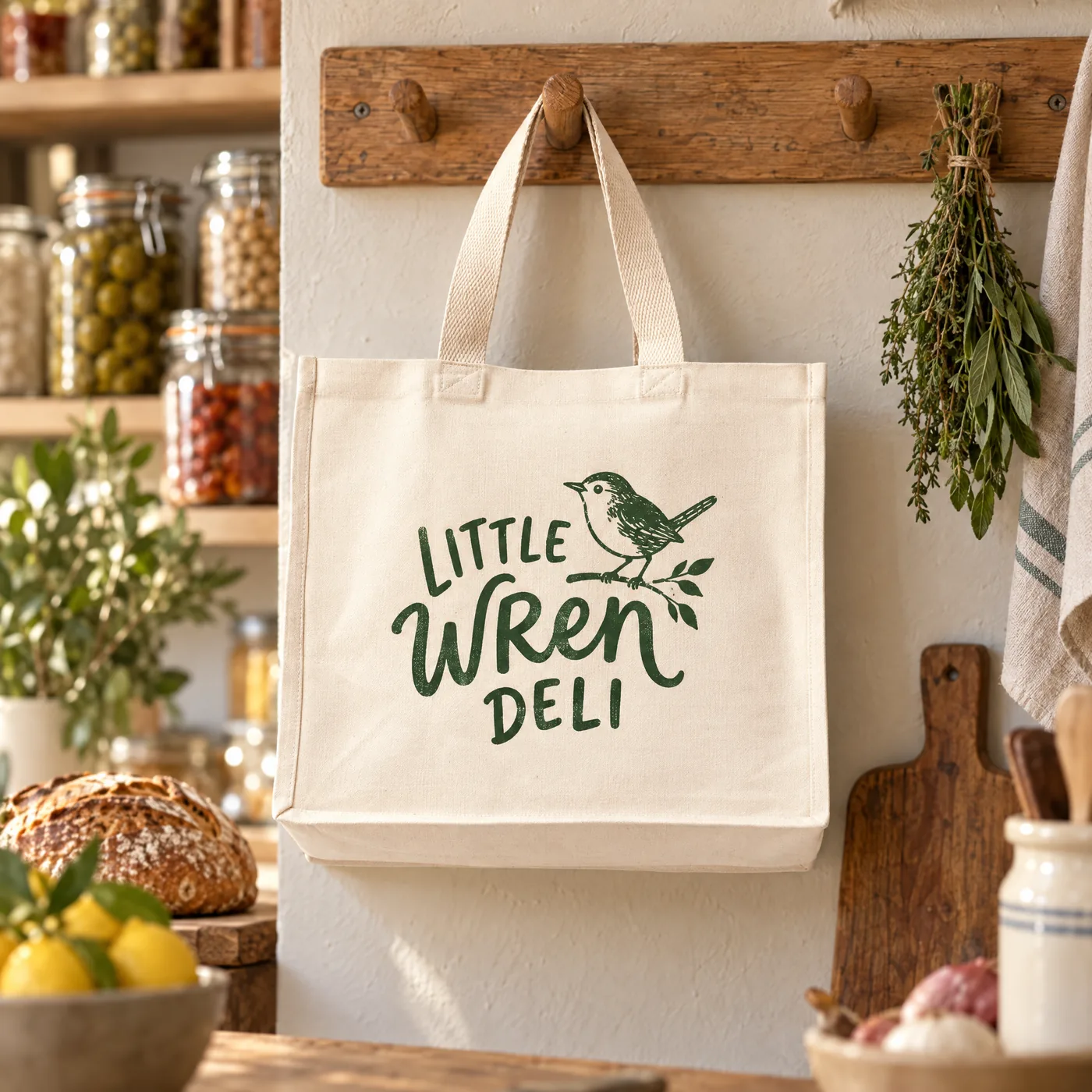 Premium Recycled Canvas Stand Up Tote lifestyle