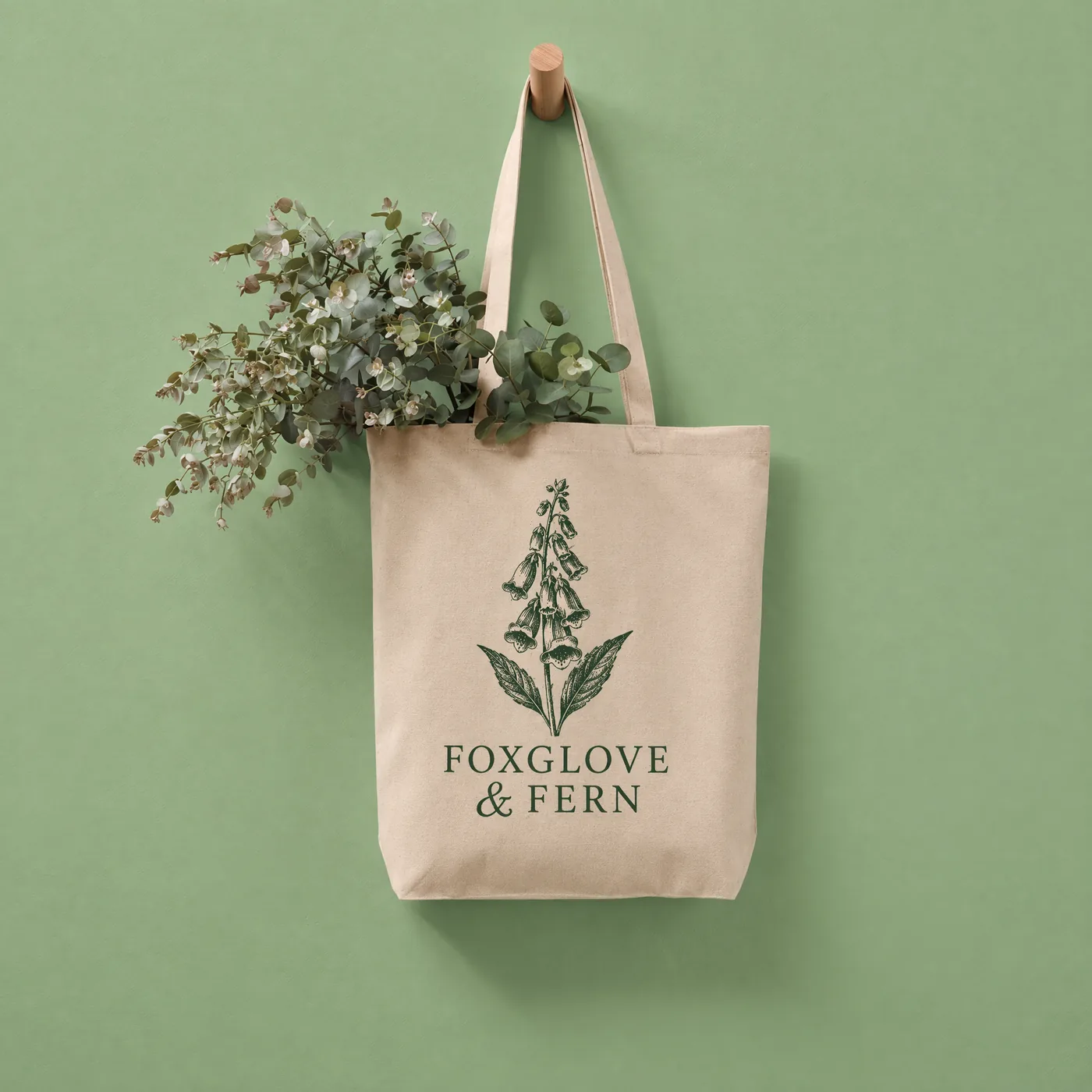 Recycled Canvas Tote Bag lifestyle